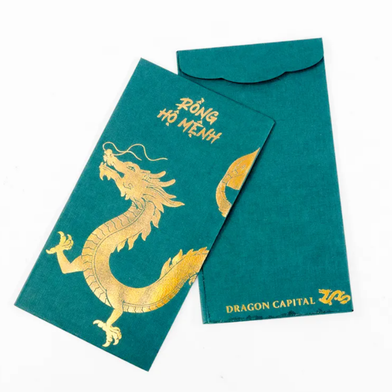 Mẫu bao lì xì của Dragon Capital